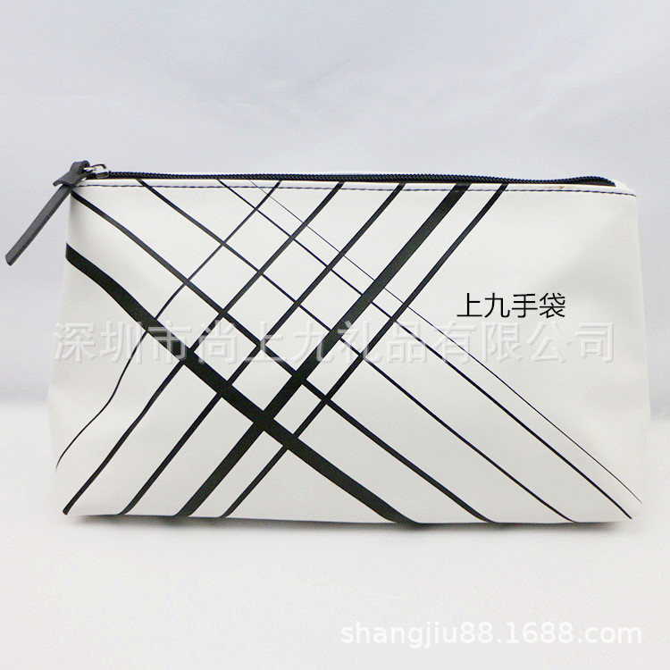 专业定制PU皮革化妆包 女士旅行洗漱收纳包 便携手拿包促销礼品包 2