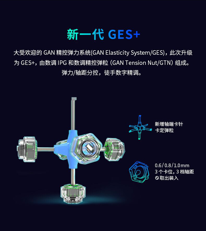 Gan356磁力版二三四五阶镜面五魔方竞速比赛专用儿童益智玩具 6