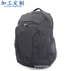 涤纶大容量旅行背包 户外运动蓝色广告促销笔记本电脑背包 9