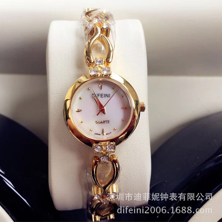 迪菲妮女士手表日韩时尚手表防水石英表 专业OEM厂家可来图样定制 2
