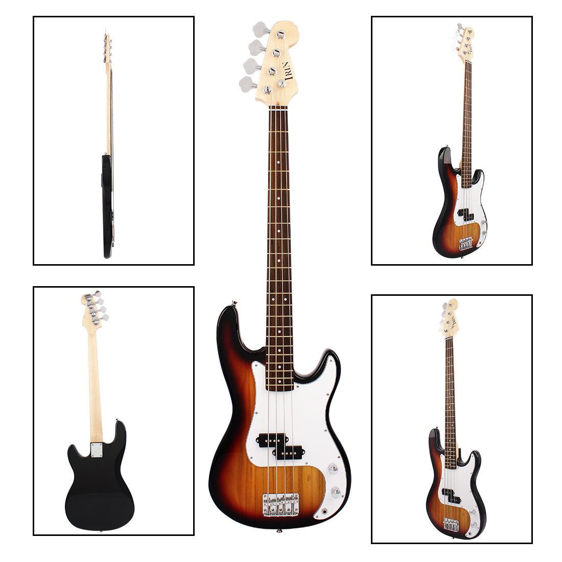IRIN电贝司四弦电贝斯低音吉他儿童初学专业演奏摇滚4弦贝斯BASS 9