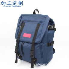 涤纶大容量旅行背包 户外运动蓝色广告促销笔记本电脑背包 8