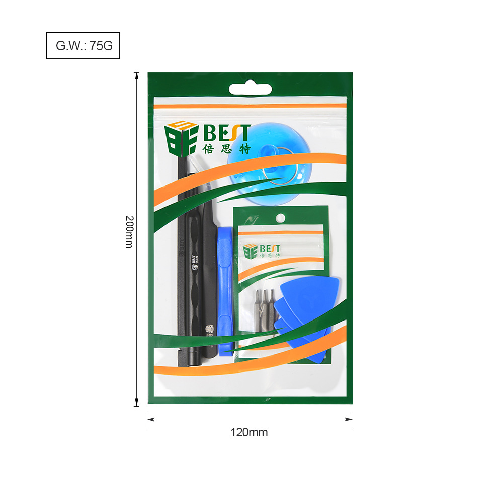 倍思特 苹果FOR IPAD/pro/air拆机工具 手机维修螺丝刀套装组合 9