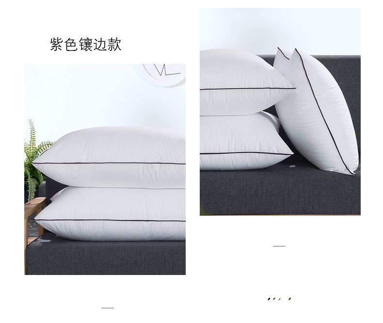 羽丝绒抱枕芯 全纯棉靠垫芯 酒店样板房腰靠包抱枕芯45 50 55 60 12