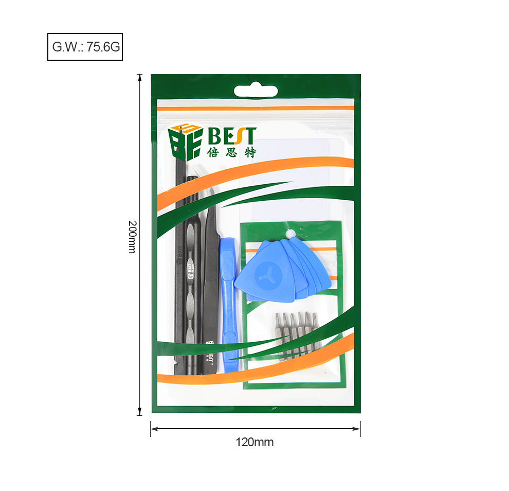 倍思特 苹果FOR IPAD/pro/air拆机工具 手机维修螺丝刀套装组合 18