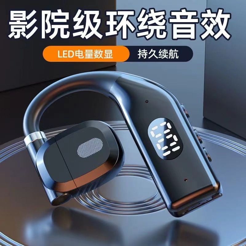 蓝牙耳机可切换左右耳无线运动不入耳可旋转无线手机通用单挂耳P7 11