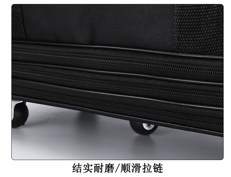 新款折叠行李箱旅行包可双背防水耐磨出差万向轮大容量航空托运包 39