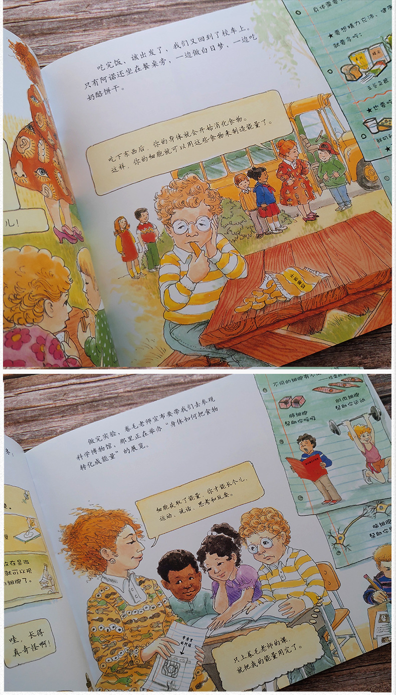 神奇的校车一年级必读柯尔著在人体中游览全套图画书版少儿阅读版 7