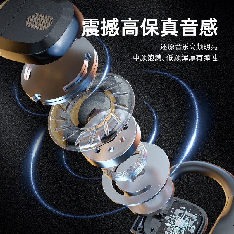 蓝牙耳机可切换左右耳无线运动不入耳可旋转无线手机通用单挂耳P7 13