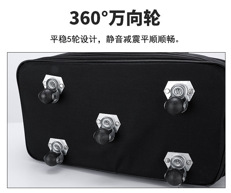 新款折叠行李箱旅行包可双背防水耐磨出差万向轮大容量航空托运包 19