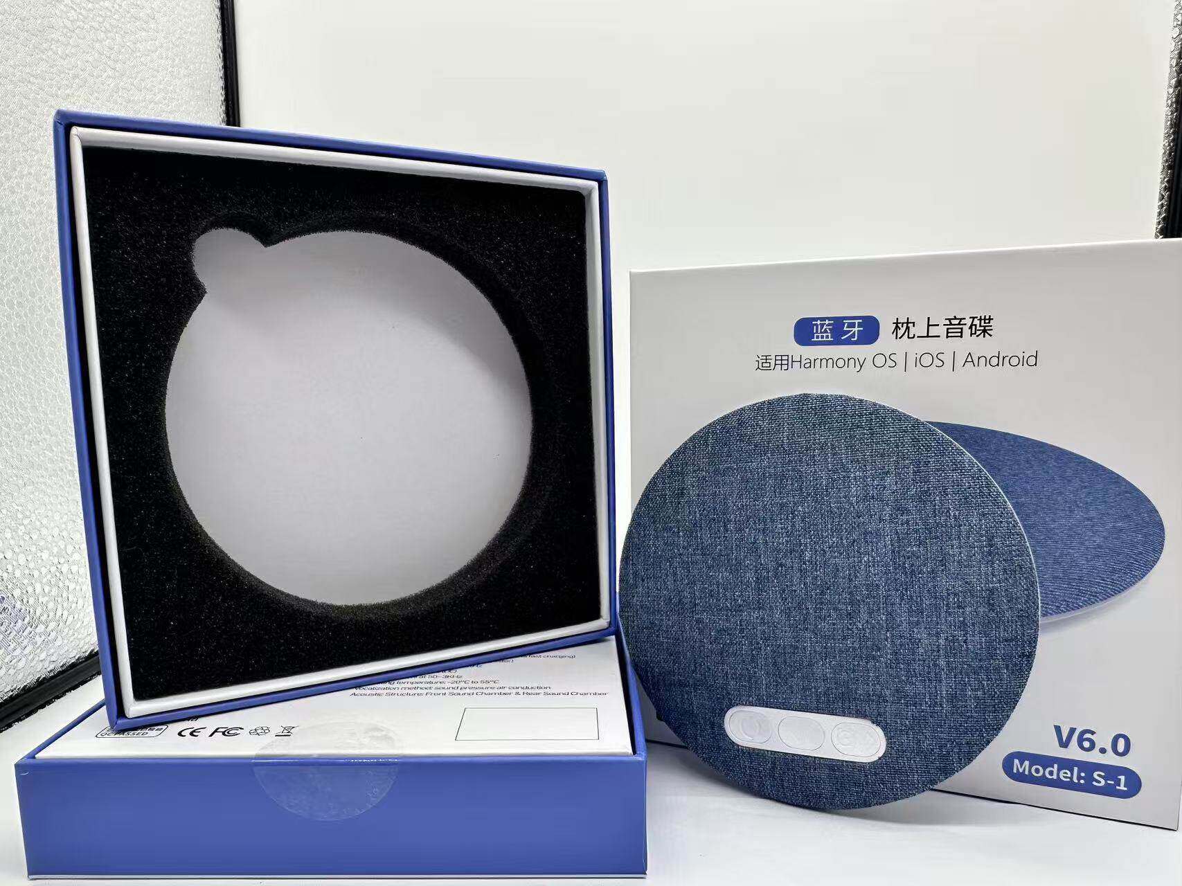 跨境枕边音响枕下音碟蓝牙音响音箱定时睡眠白噪音超薄工厂批发 3