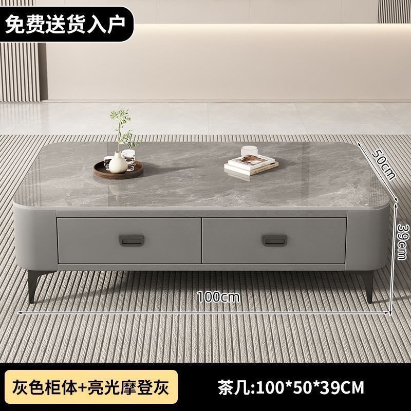 现代简约茶几客厅家用2026电视柜落地实木感泡茶一体小户型电视柜
