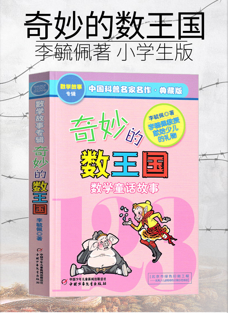 奇妙的数王国 李毓佩数学故事系列童话集 历险记李毓佩的数学分级 2