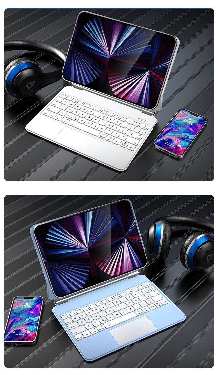 适用iPad悬浮键盘Pro11磁吸妙控键盘Pro12.9触控一体式蓝牙键盘 31