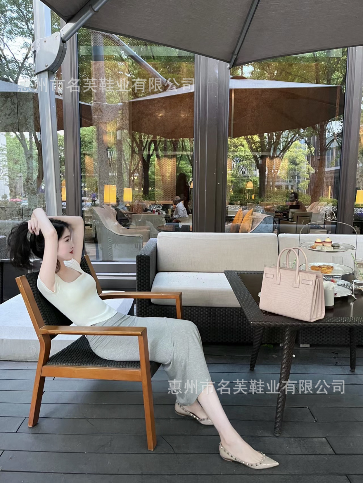 严选高版本~华伦铆钉尖头平底鞋浅口单鞋女2026新款裸色柳钉女鞋 7