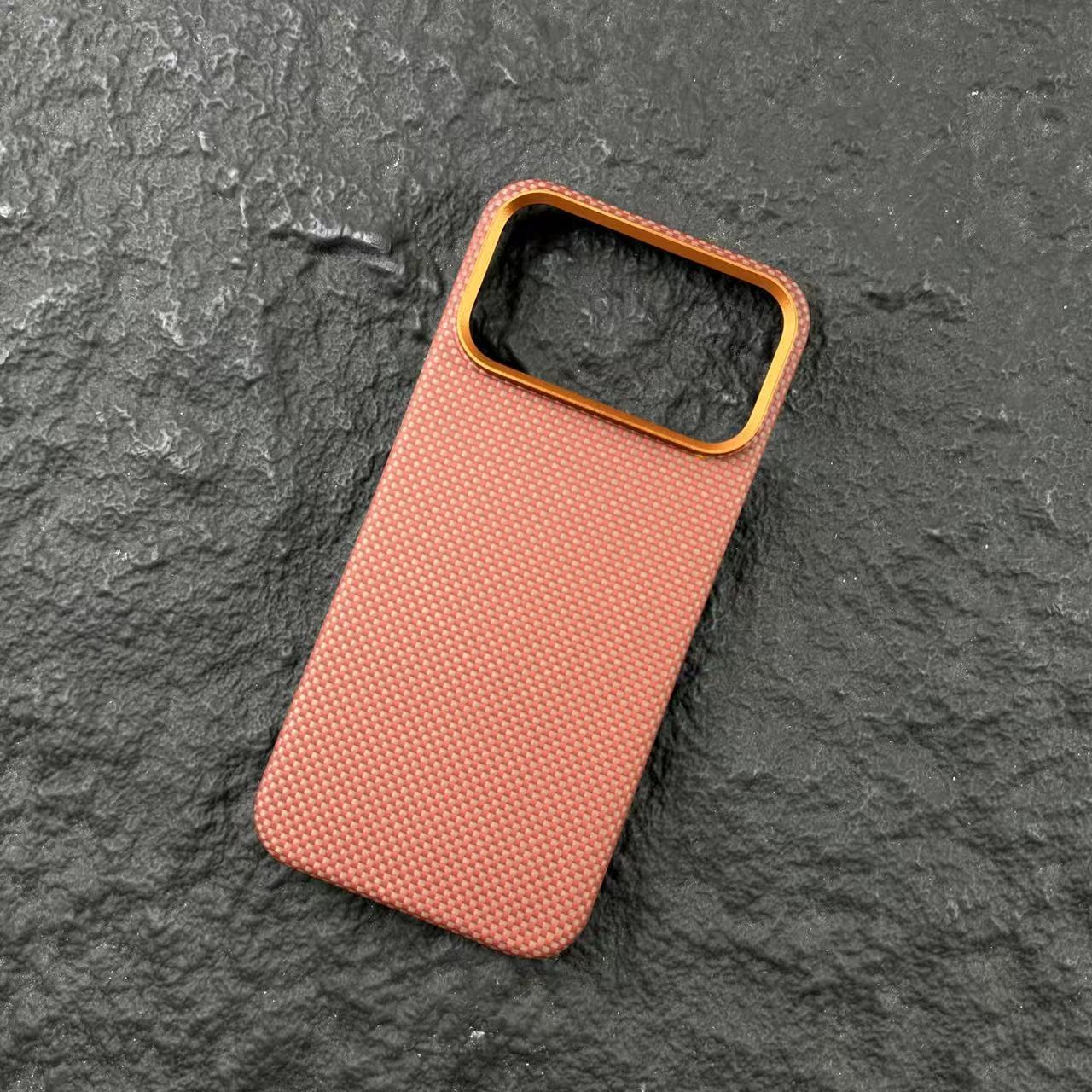 适用iPhone18 ProMax凯夫拉手机壳商务苹果18pro手机壳超薄磁吸 5