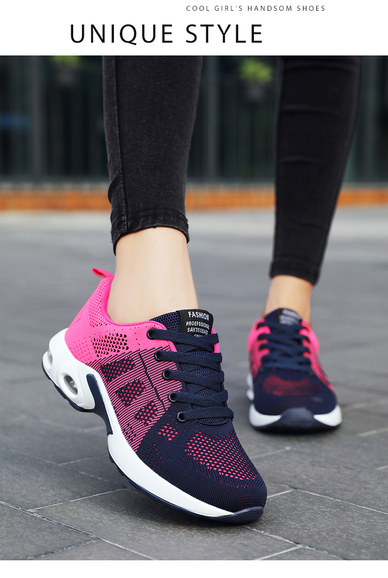 鞋子女2026外贸女鞋休闲鞋透气妈妈鞋轻便气垫跨境运动鞋女shoes 8