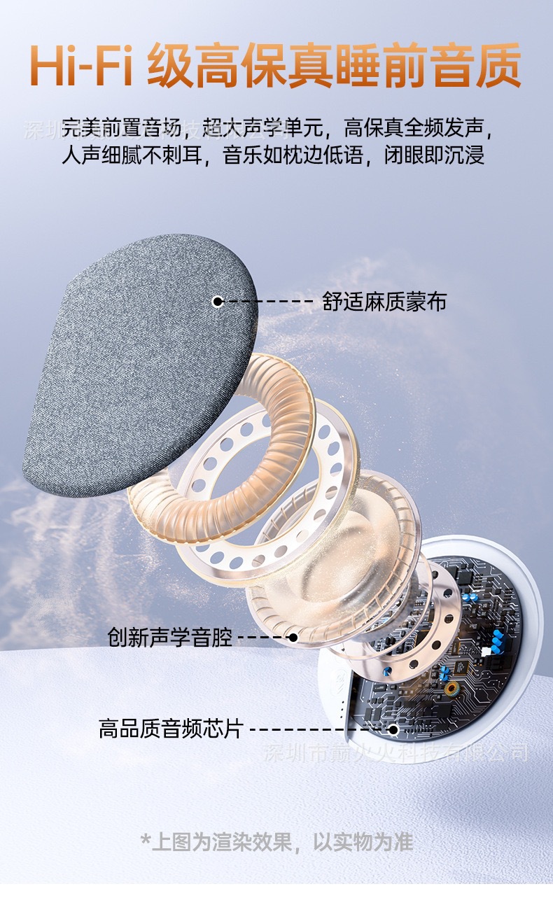魔术熊X3pro枕下超薄音箱可定时多功能解压白噪音睡眠仪音响工厂 4