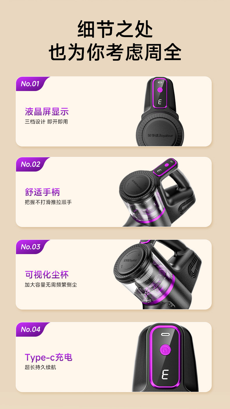 吸尘器家用无线手持吸拖一体吸尘拖地一体机超强大吸力 15