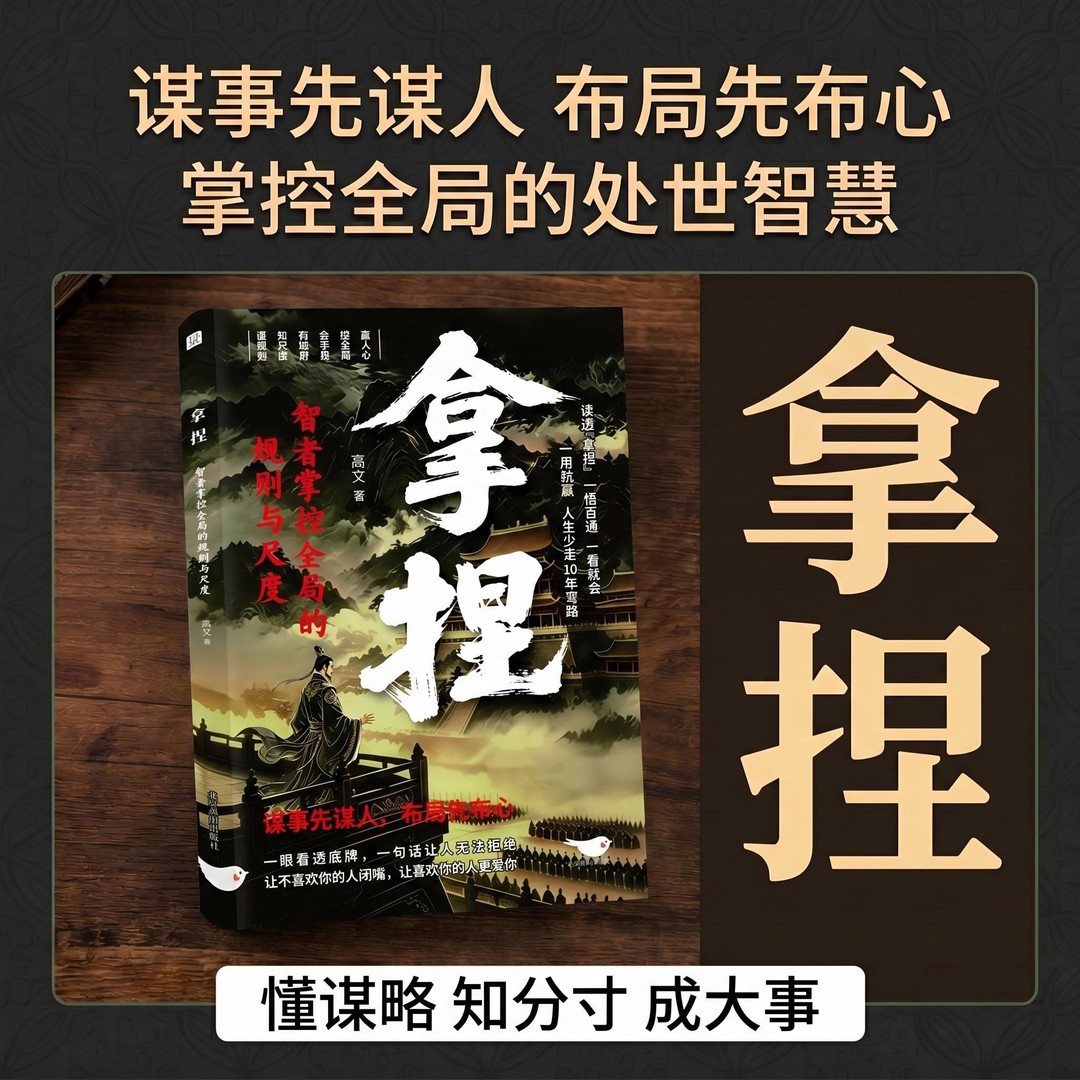 拿捏 谋世之道从古代谋略中汲取现代处世智慧 懂规则知进退分寸