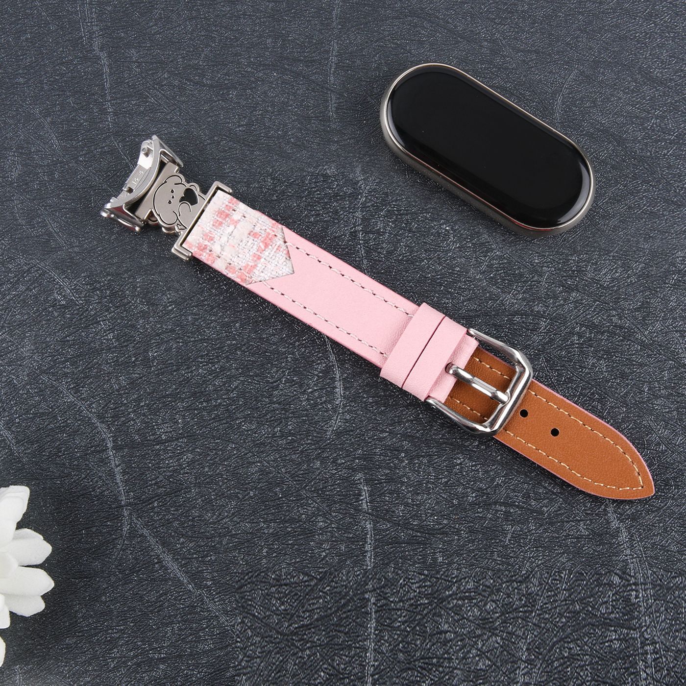 适用小米9/10手环表带华为gt6/fit4苹果iwatch11高级感手链式表带 23
