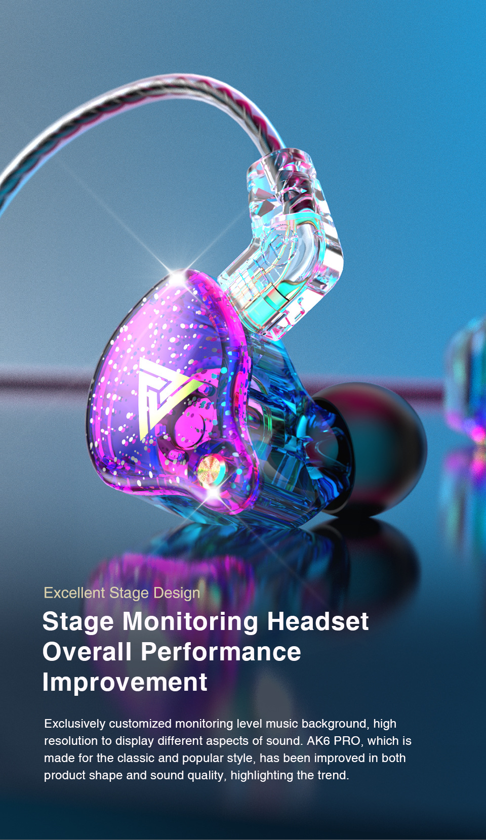 QKZ AK6 PRO耳机HiFi发烧重低音入耳式有线手机电脑跨境耳机 4