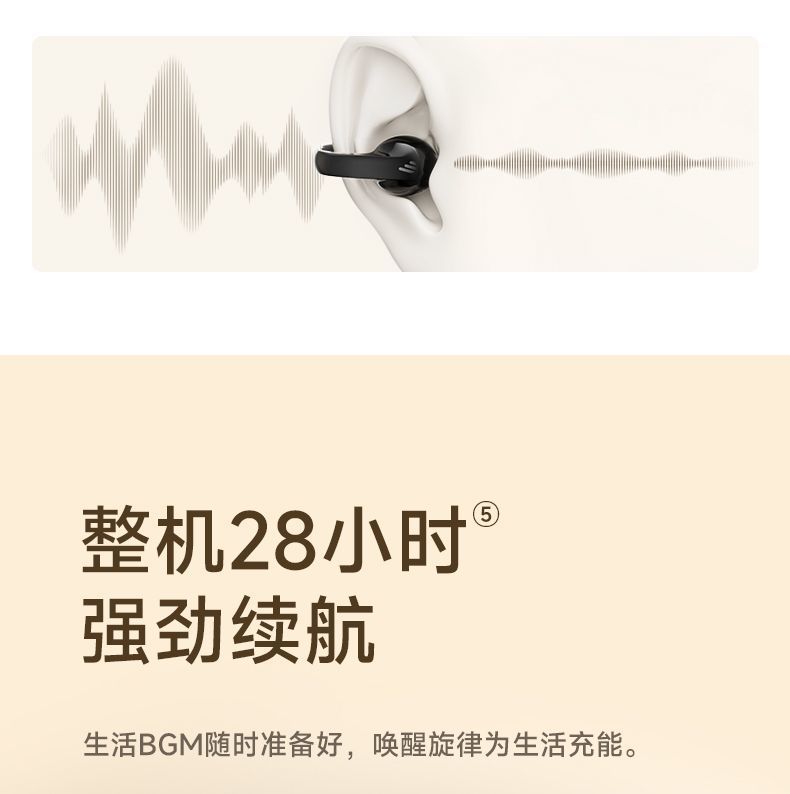 漫步者Comfo Clip开放式真无线蓝牙耳机半入耳式降噪耳机【官翻】 21