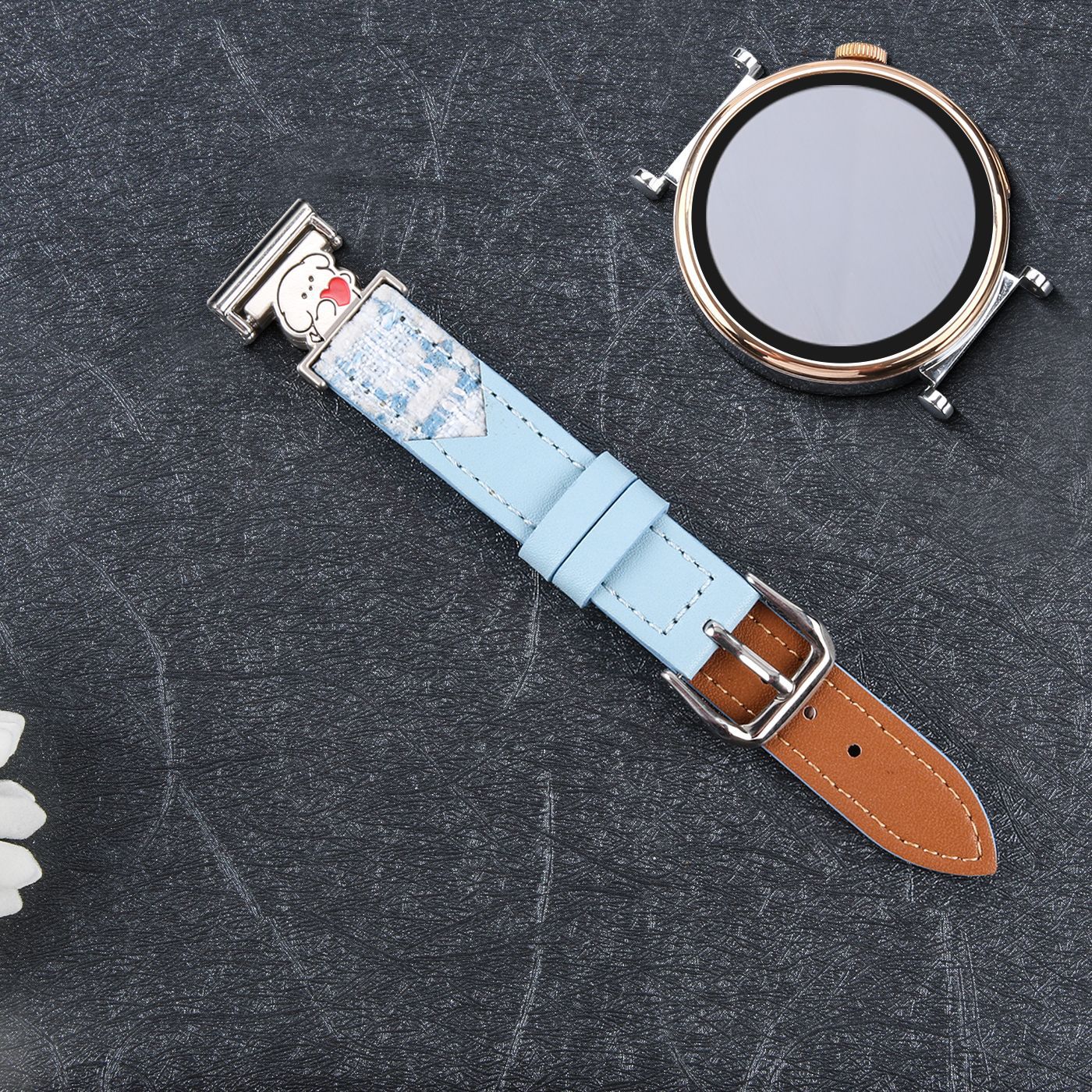 适用小米9/10手环表带华为gt6/fit4苹果iwatch11高级感手链式表带 27