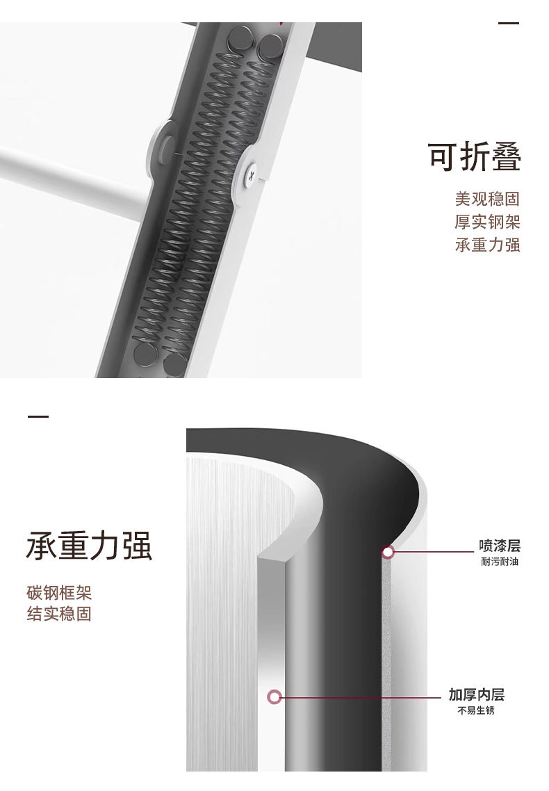 出租房折叠桌电脑桌学习桌书桌出租屋宿舍家用小户型简易吃饭桌 12