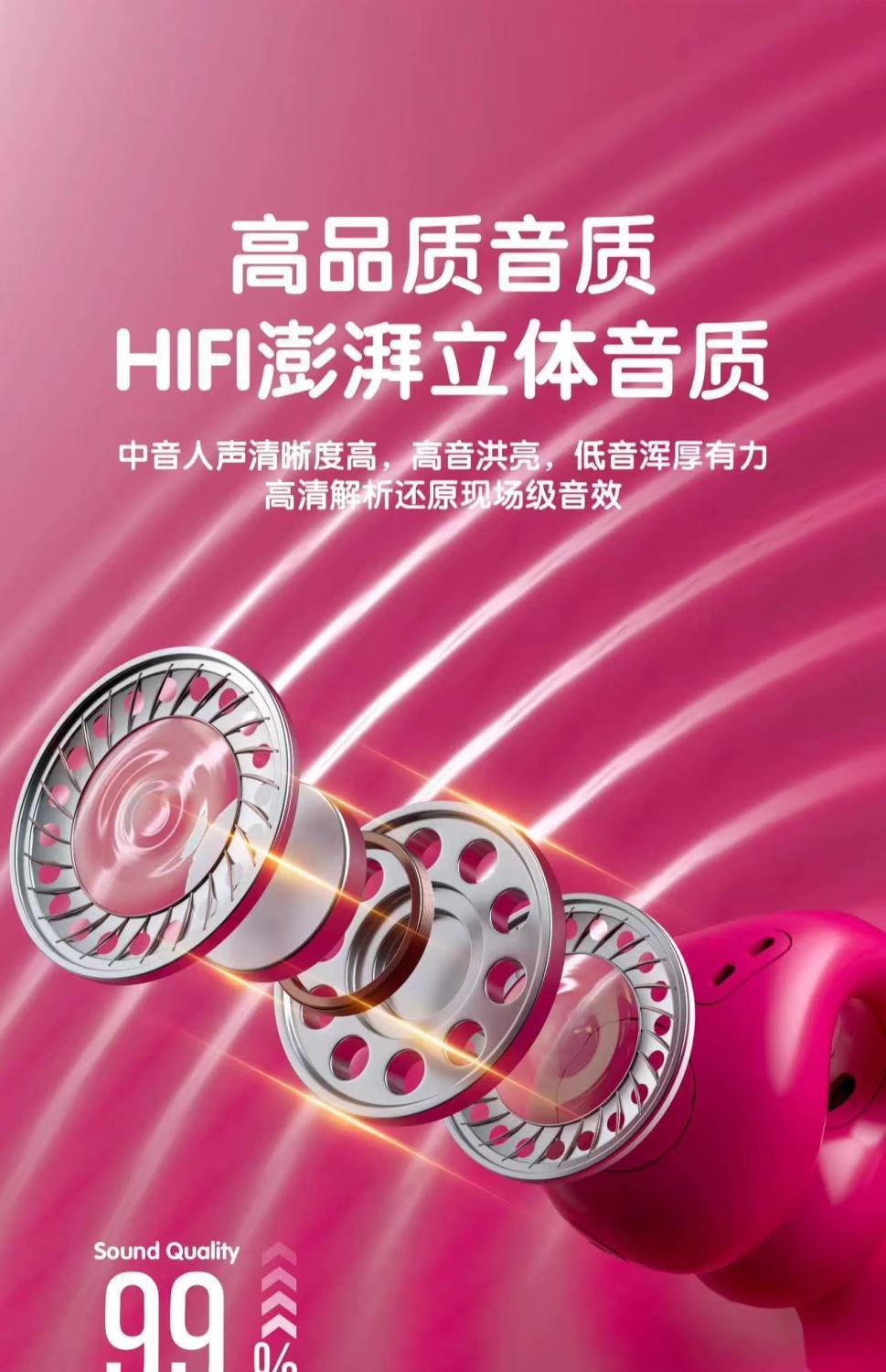 7500夹耳无线蓝牙耳机T7500夹耳式耳机ows耳机华强北骨传导蓝牙耳 5