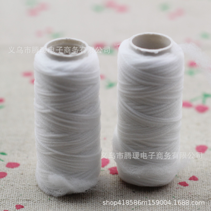 高品质高弹力QQ线 扎蝴蝶结 发簪步摇绑花棉线 DIY手工发饰缠绕线 10