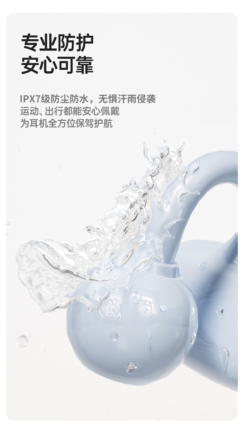 苏卡思2025年新款相机AI无线耳夹式蓝牙耳机HIFI音质长超长续航 14