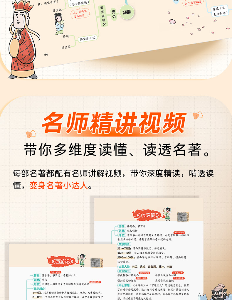 汉知简小学生课本里的四大名著必考点中国传统文化三四五六年级课 10