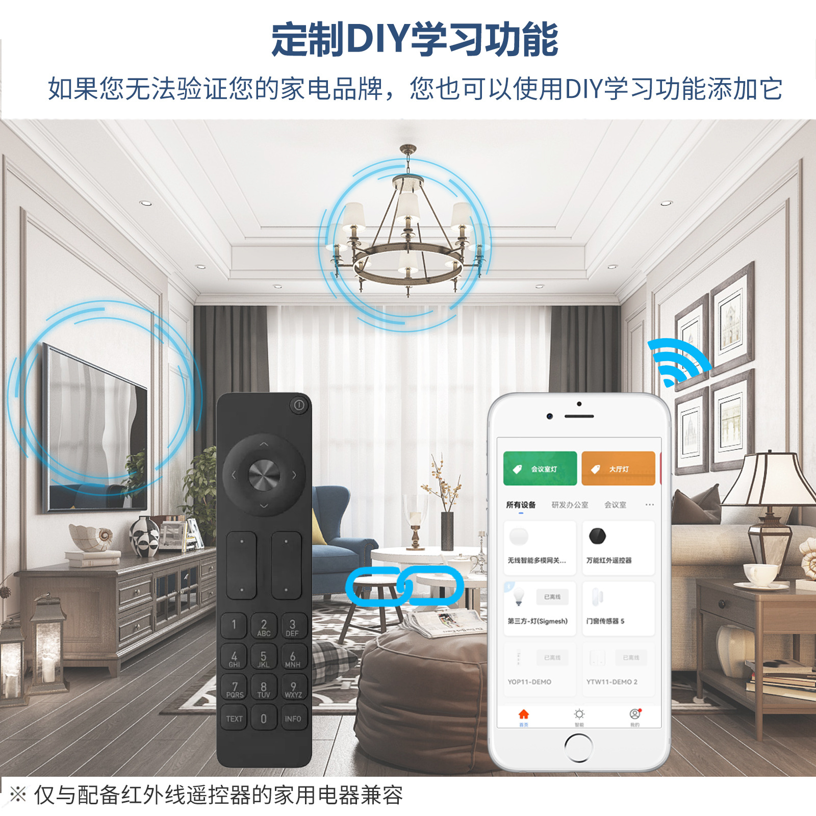 涂鸦多模网关红外智能遥控器 zigbee无线网关 智能家居中枢网关 8