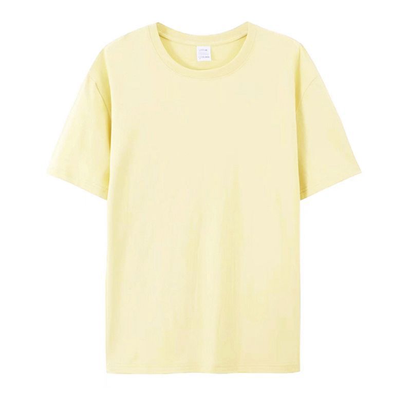 河北纯棉短袖男女款t恤定制logo图案工作服文化衫宽松大码版型T恤 37