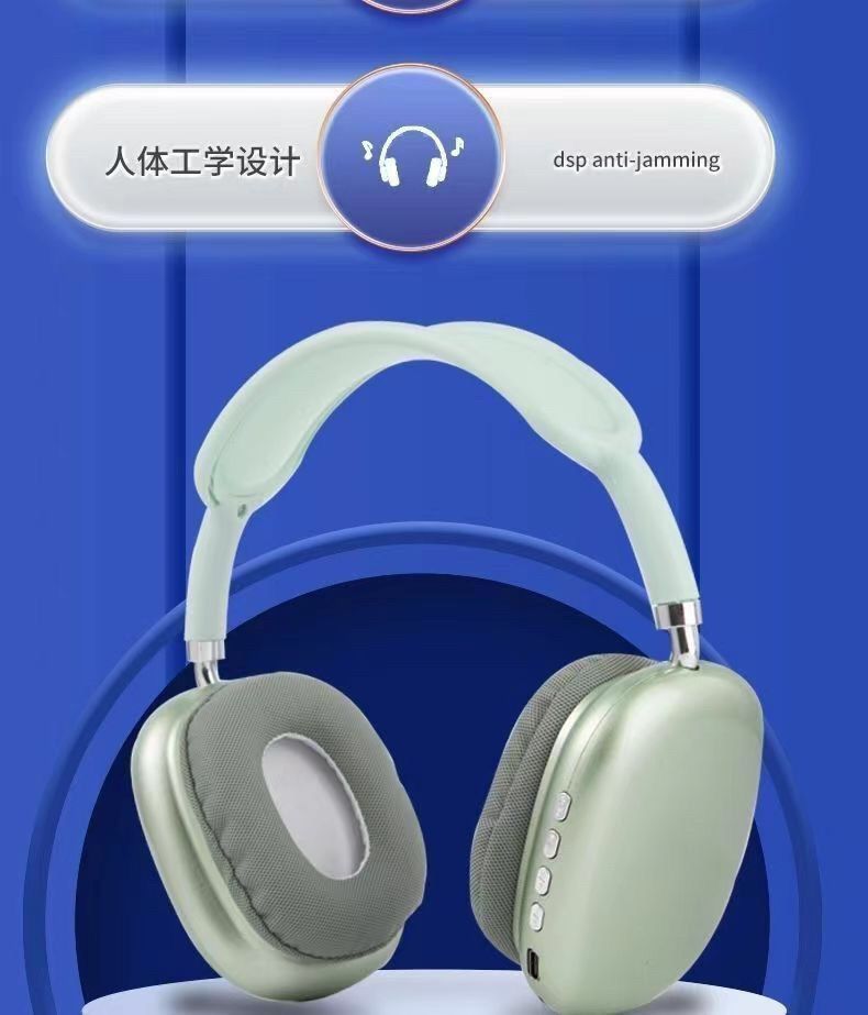 跨境P9蓝牙耳机p9头戴式耳机重低音无线运动游戏通用耳机工厂礼品 6
