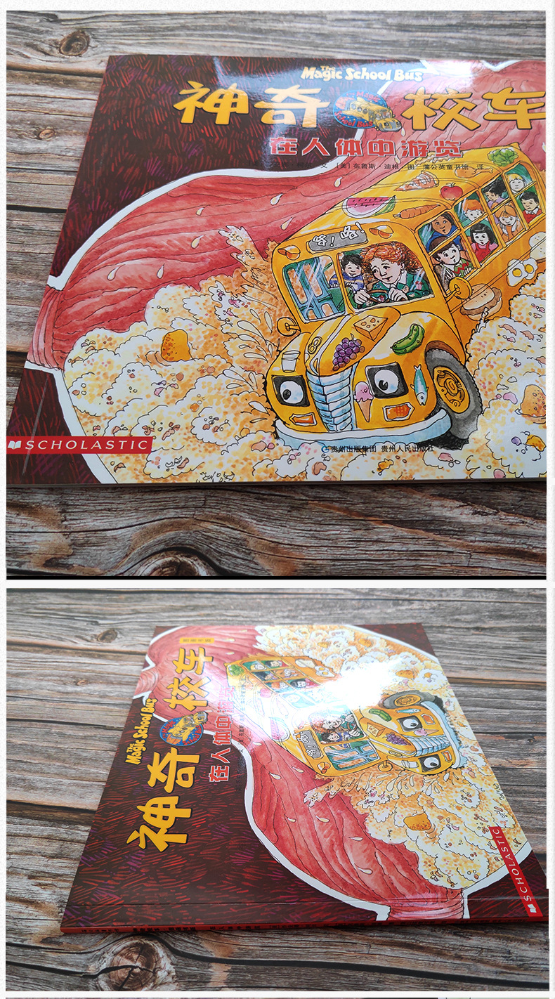 神奇的校车一年级必读柯尔著在人体中游览全套图画书版少儿阅读版 5