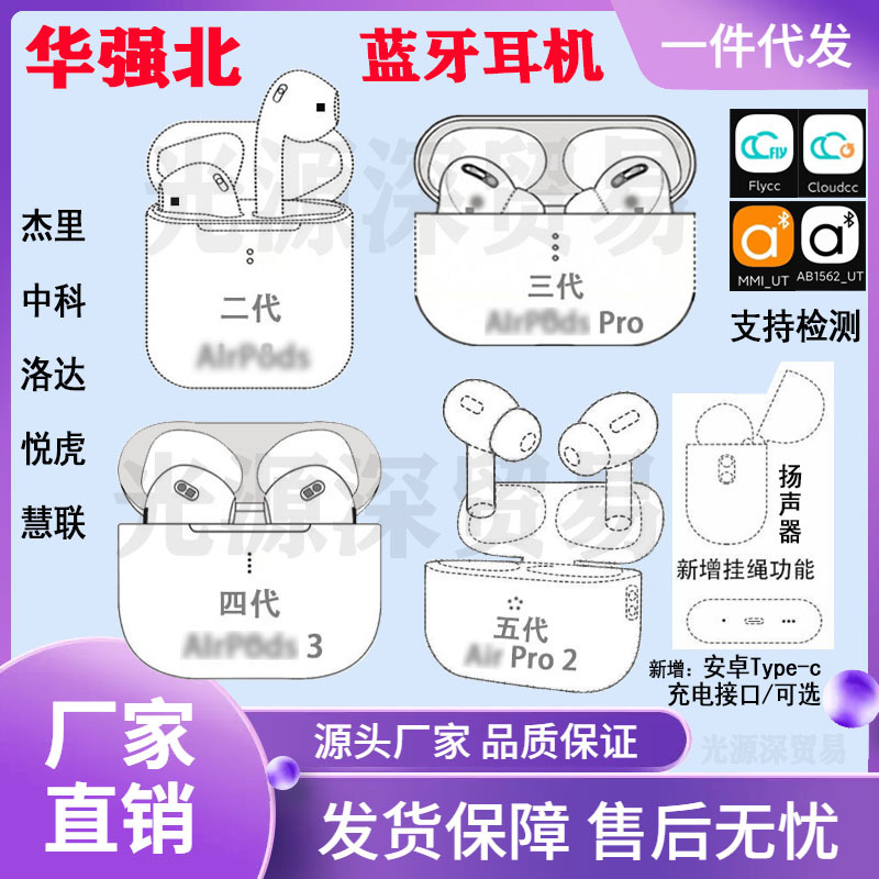 蓝牙耳机悦虎1571AM杰里中科Pro3心率检测降噪五代1562AE适用63E 25