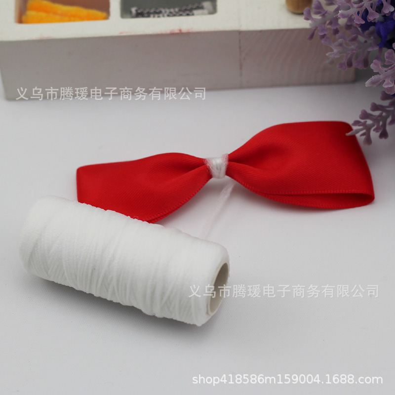 高品质高弹力QQ线 扎蝴蝶结 发簪步摇绑花棉线 DIY手工发饰缠绕线 11