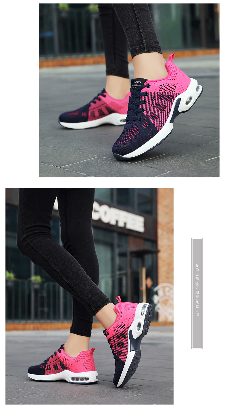 鞋子女2026外贸女鞋休闲鞋透气妈妈鞋轻便气垫跨境运动鞋女shoes 19
