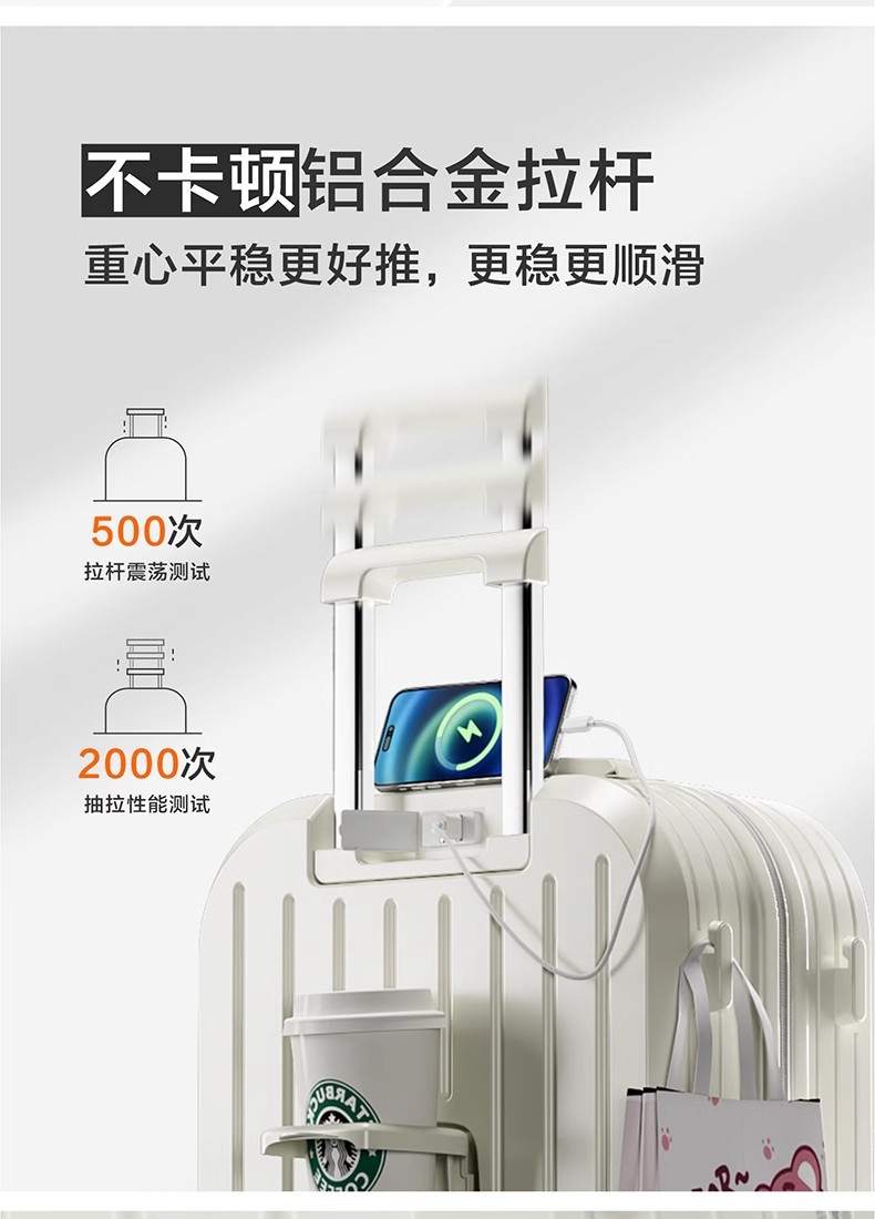 2025新款行李箱女学生高颜值小清新旅行箱拉杆箱结实耐用密码箱 7