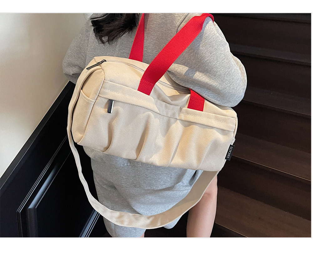 定制LOGO瑜伽健身包行李袋收纳运动训练单肩包出差轻便斜挎旅行包 24