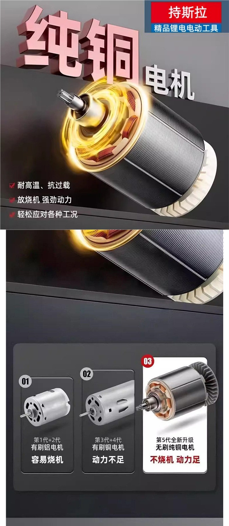 东城无刷锂电角磨机家用电动多功能切割打磨抛光除锈手砂轮磨光机 6