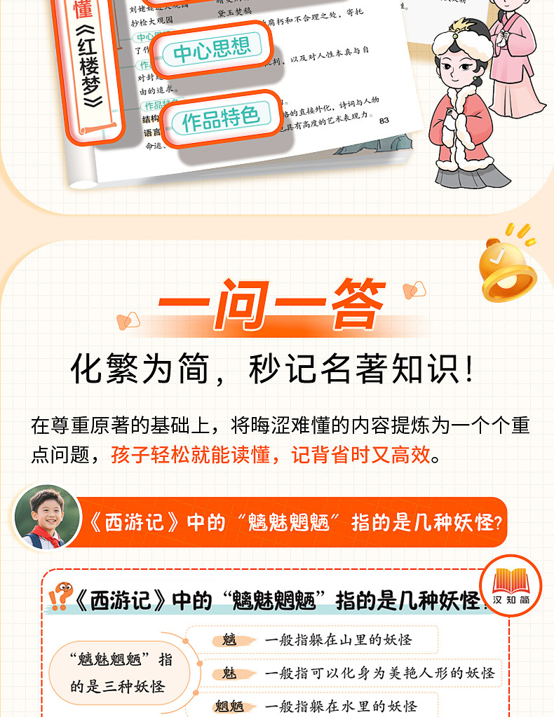 汉知简小学生课本里的四大名著必考点中国传统文化三四五六年级课 5
