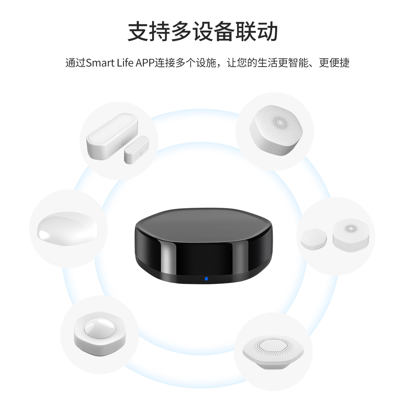 涂鸦多模网关红外智能遥控器 zigbee无线网关 智能家居中枢网关 15