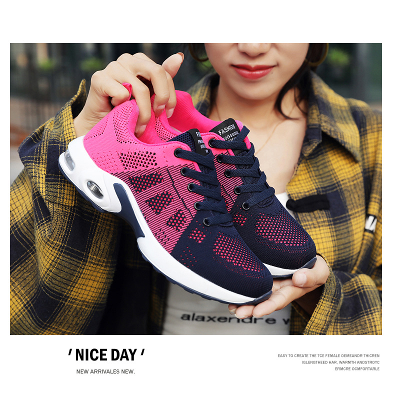 鞋子女2026外贸女鞋休闲鞋透气妈妈鞋轻便气垫跨境运动鞋女shoes 18