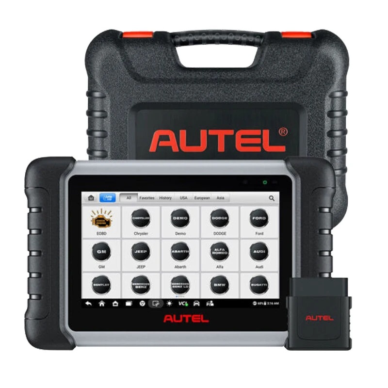 Autel MaxiCOM MK808K-BT双向蓝牙OBD2扫描仪与MK808BT Pro MK808