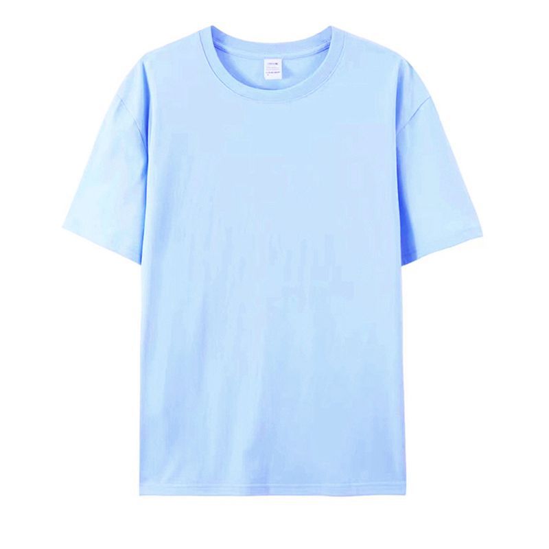 河北纯棉短袖男女款t恤定制logo图案工作服文化衫宽松大码版型T恤 28