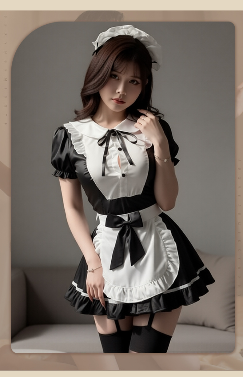 夜听香女仆装纯欲cosplay情趣内衣床上性感激情免脱调情女制服 13