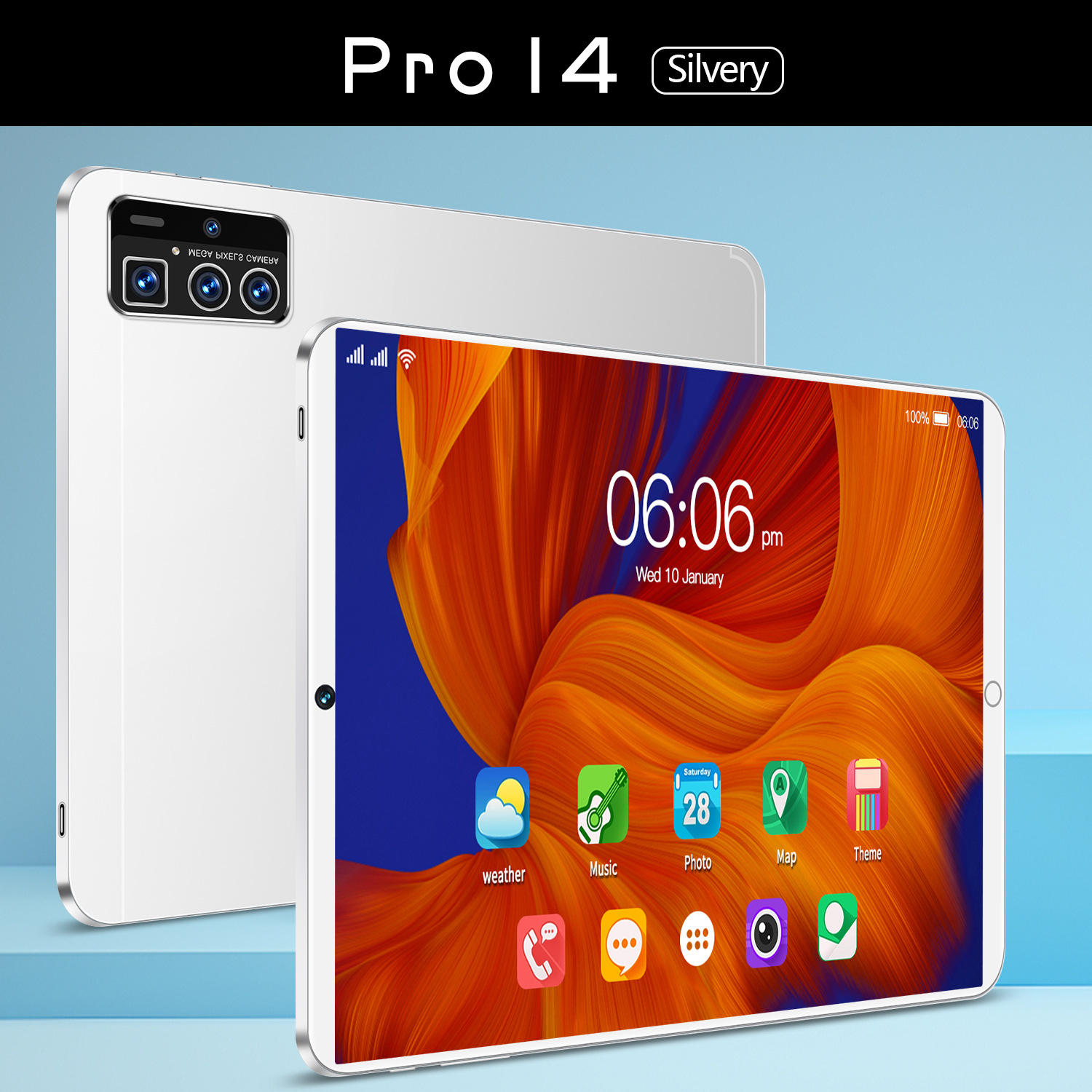 跨境专供Pro14 全新现货智能平板电脑源头厂家全球版低价(劲爆款) 4